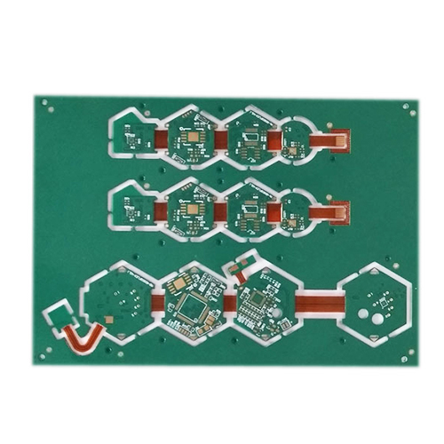 4-layer impedance + half-hole plate(Rigid-Flexible PCB)